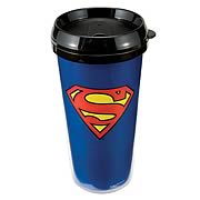 Superman Logo Plastic Travel Mug